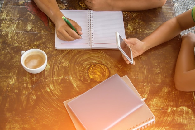 warm sunset coaching scene