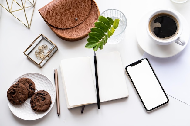 contact desk and planner